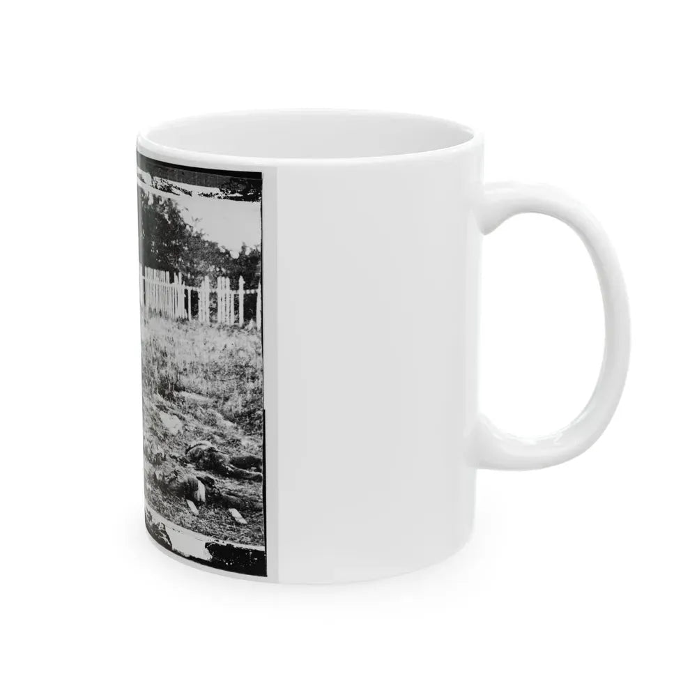 Antietam, Maryland. Dead Soldiers On Battlefield (U.S. Civil War) White Coffee Mug - Go Mug Yourself