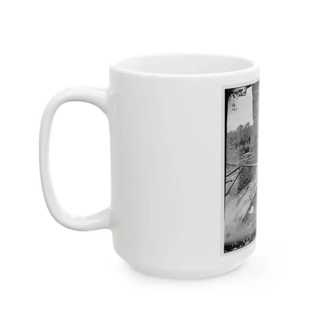 Antietam, Maryland. Federal Buried, Confederate Unburied, Where They Fell (U.S. Civil War) White Coffee Mug - Go Mug Yourself