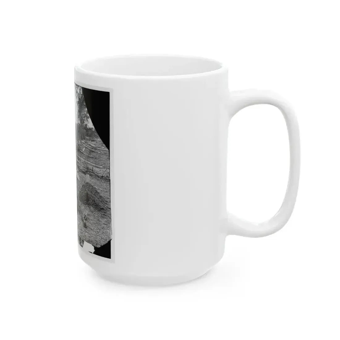 Antietam, Maryland. Federal Buried, Confederate Unburied, Where They Fell (U.S. Civil War) White Coffee Mug - Go Mug Yourself