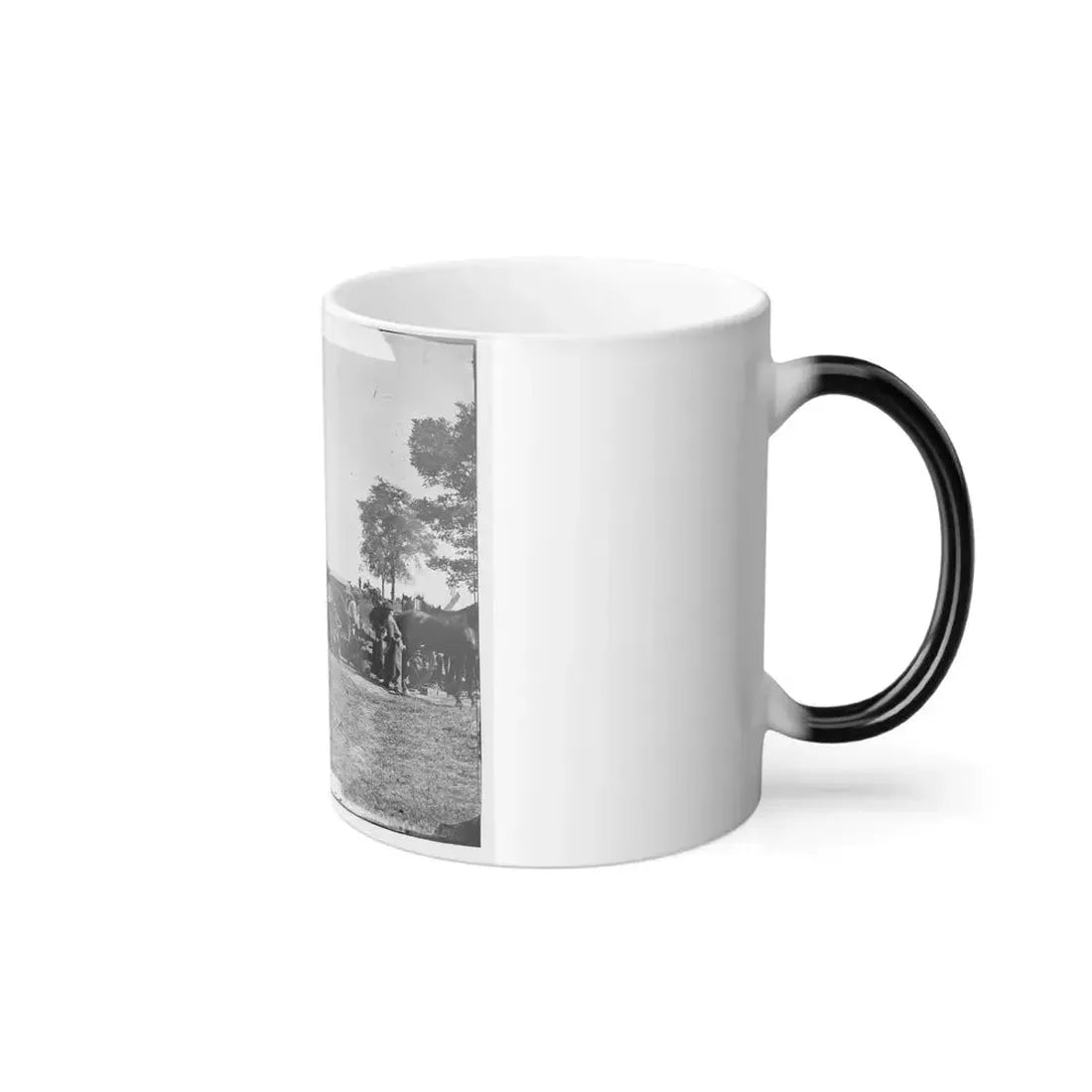 Antietam, Maryland. Forge Scene at General Mcclellan's Headquarters (U.S. Civil War) Color Changing Coffee Mug 11oz - Go Mug Yourself