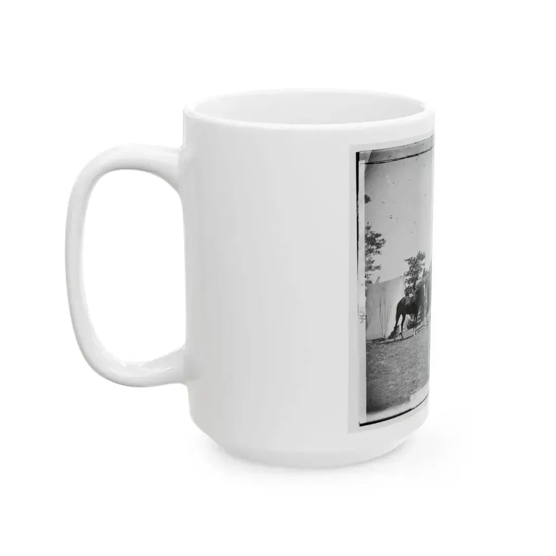 Antietam, Maryland. Forge Scene At General Mcclellan's Headquarters (U.S. Civil War) White Coffee Mug - Go Mug Yourself