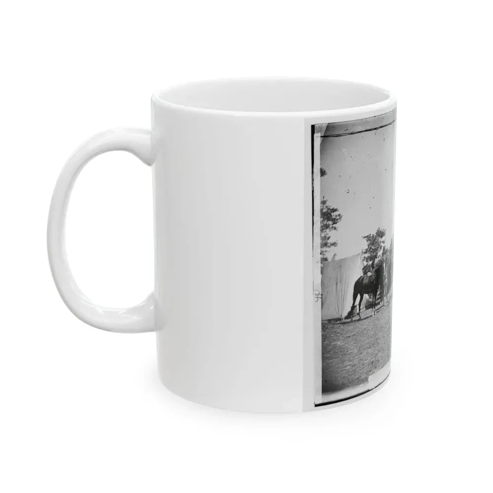 Antietam, Maryland. Forge Scene At General Mcclellan's Headquarters (U.S. Civil War) White Coffee Mug - Go Mug Yourself