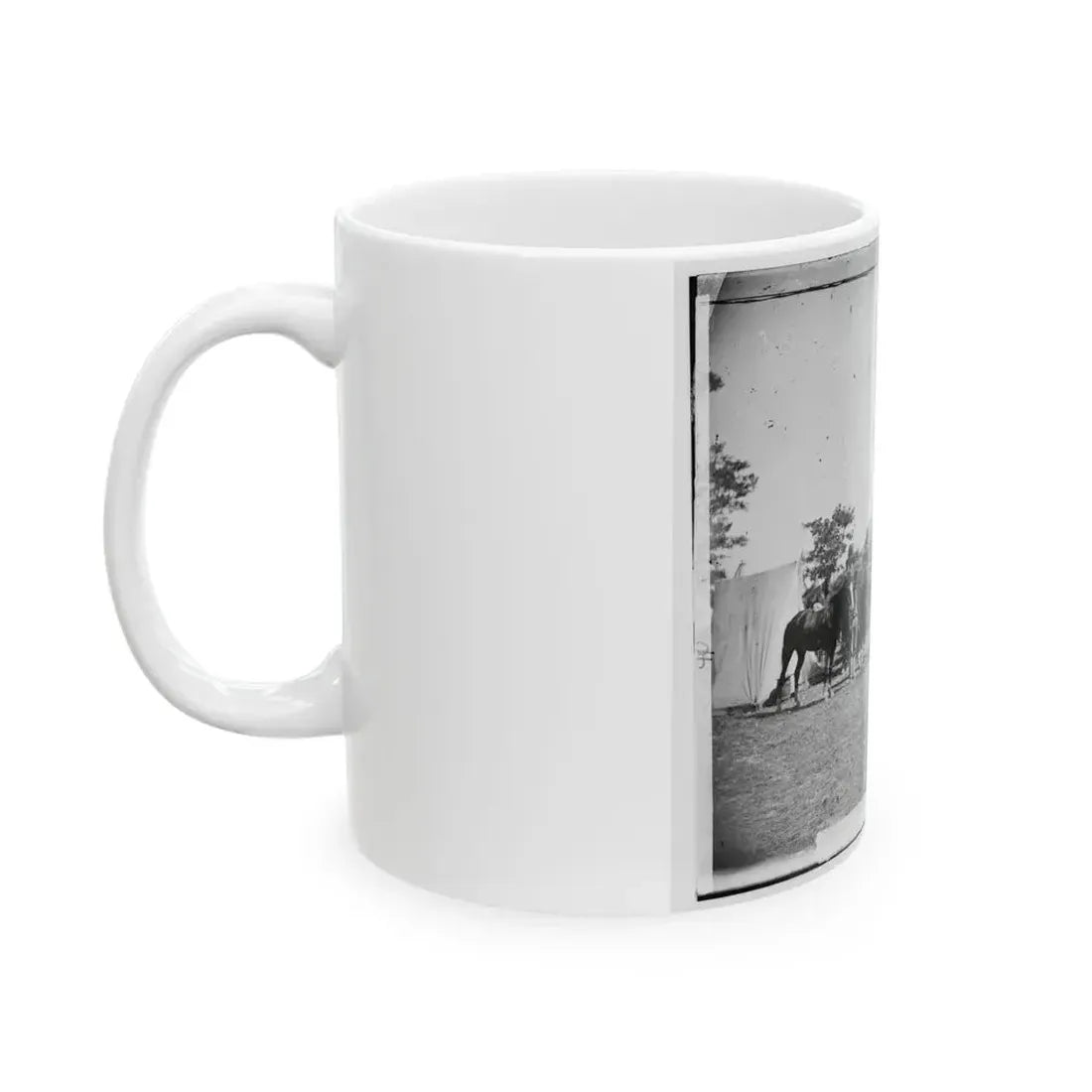 Antietam, Maryland. Forge Scene At General Mcclellan's Headquarters (U.S. Civil War) White Coffee Mug - Go Mug Yourself