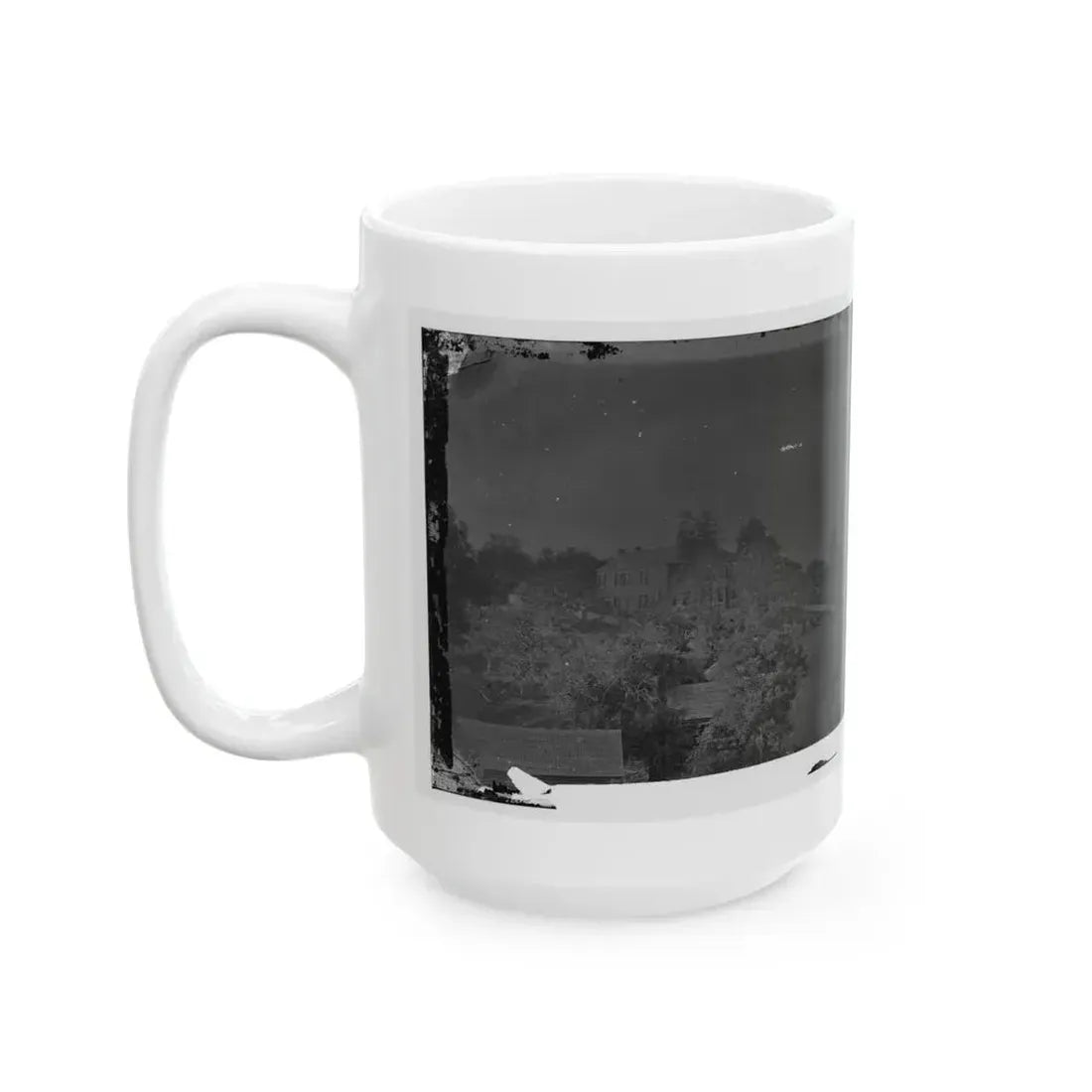 Antietam, Maryland. Gen. Joe Hooker's Headquarters(2) (U.S. Civil War) White Coffee Mug - Go Mug Yourself