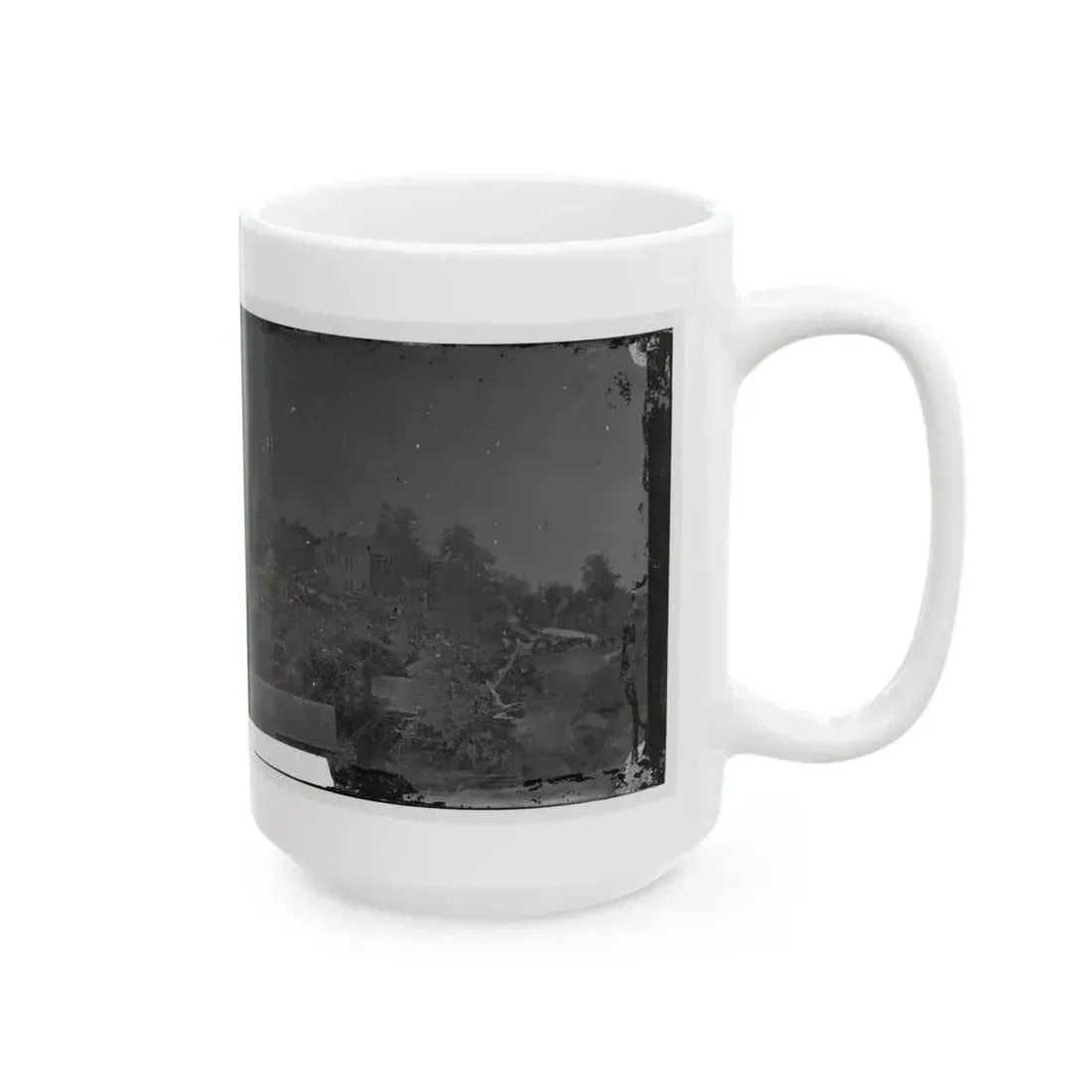 Antietam, Maryland. Gen. Joe Hooker's Headquarters(2) (U.S. Civil War) White Coffee Mug - Go Mug Yourself