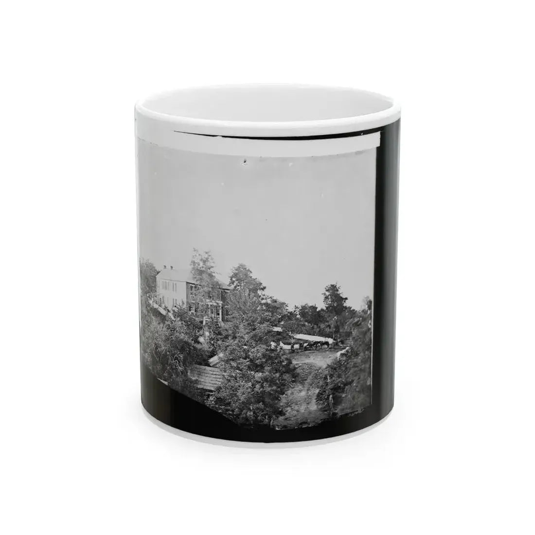Antietam, Maryland. Gen. Joe Hooker's Headquarters (U.S. Civil War) White Coffee Mug 11oz - Go Mug Yourself