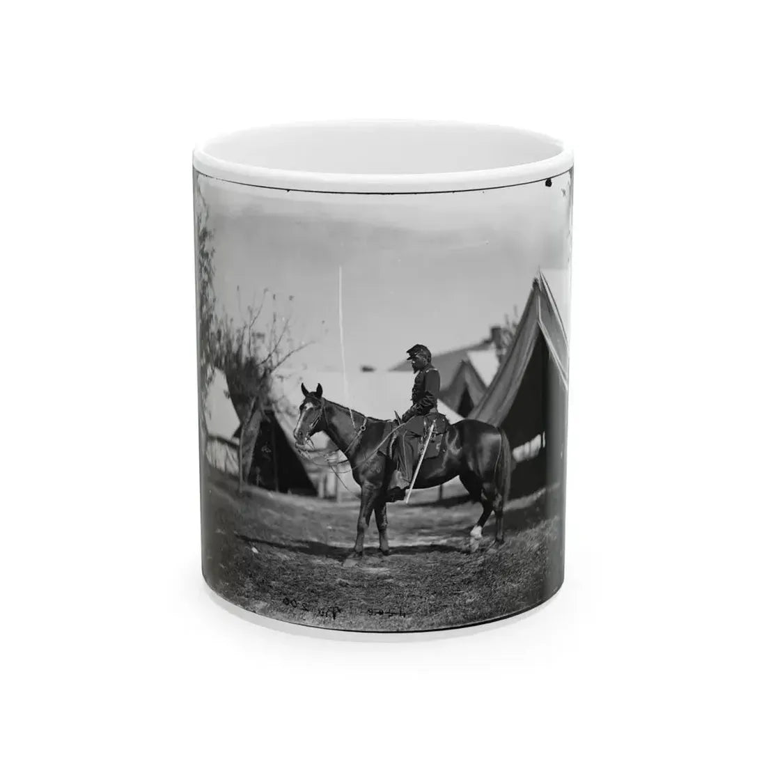 Antietam, Maryland. Lt. Col. Charles B. Norton At Headquarters Of Gen. Fitz-John Porter (U.S. Civil War) White Coffee Mug 11oz - Go Mug Yourself