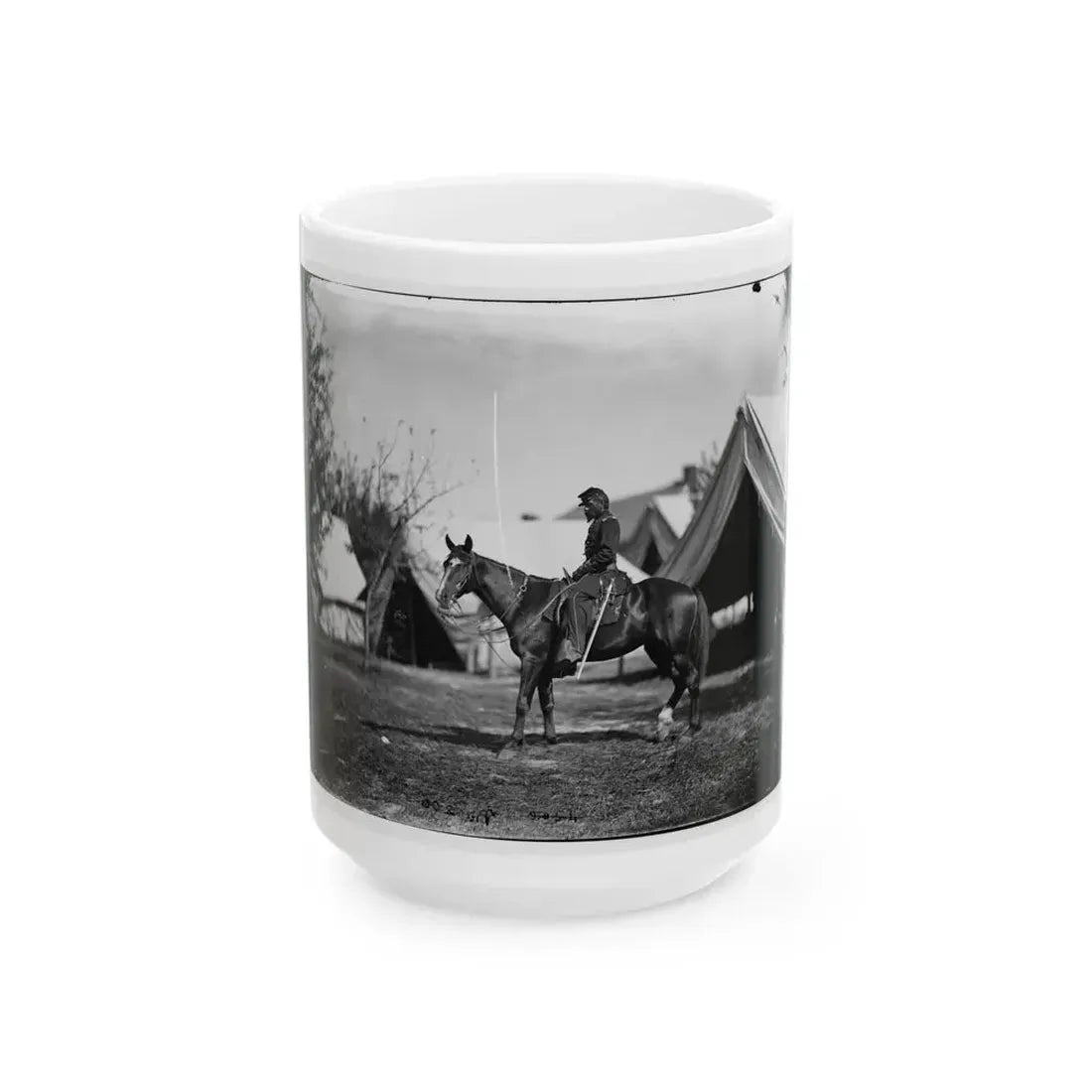Antietam, Maryland. Lt. Col. Charles B. Norton At Headquarters Of Gen. Fitz-John Porter (U.S. Civil War) White Coffee Mug 15oz - Go Mug Yourself