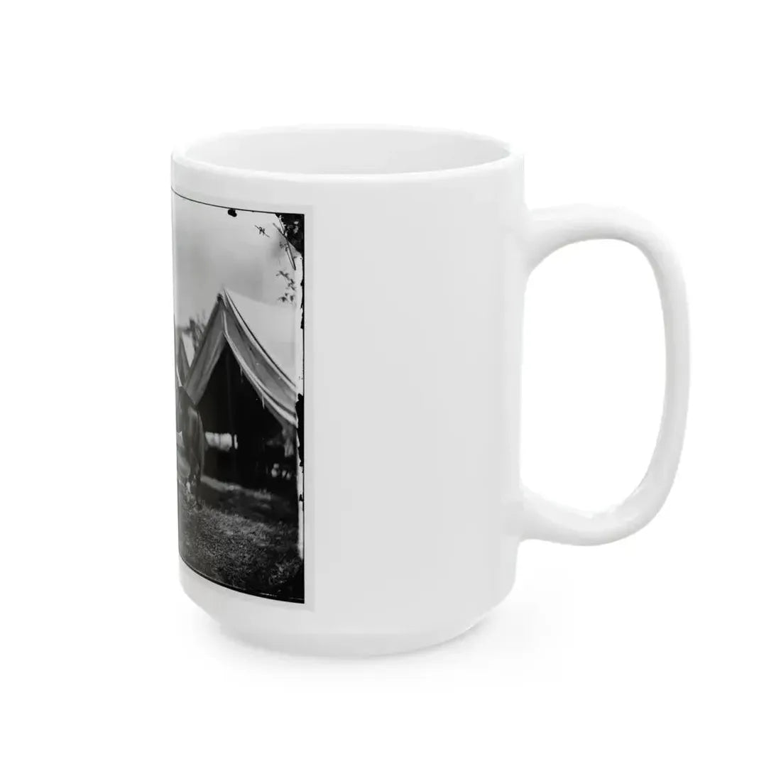 Antietam, Maryland. Lt. Col. Charles B. Norton At Headquarters Of Gen. Fitz-John Porter (U.S. Civil War) White Coffee Mug - Go Mug Yourself