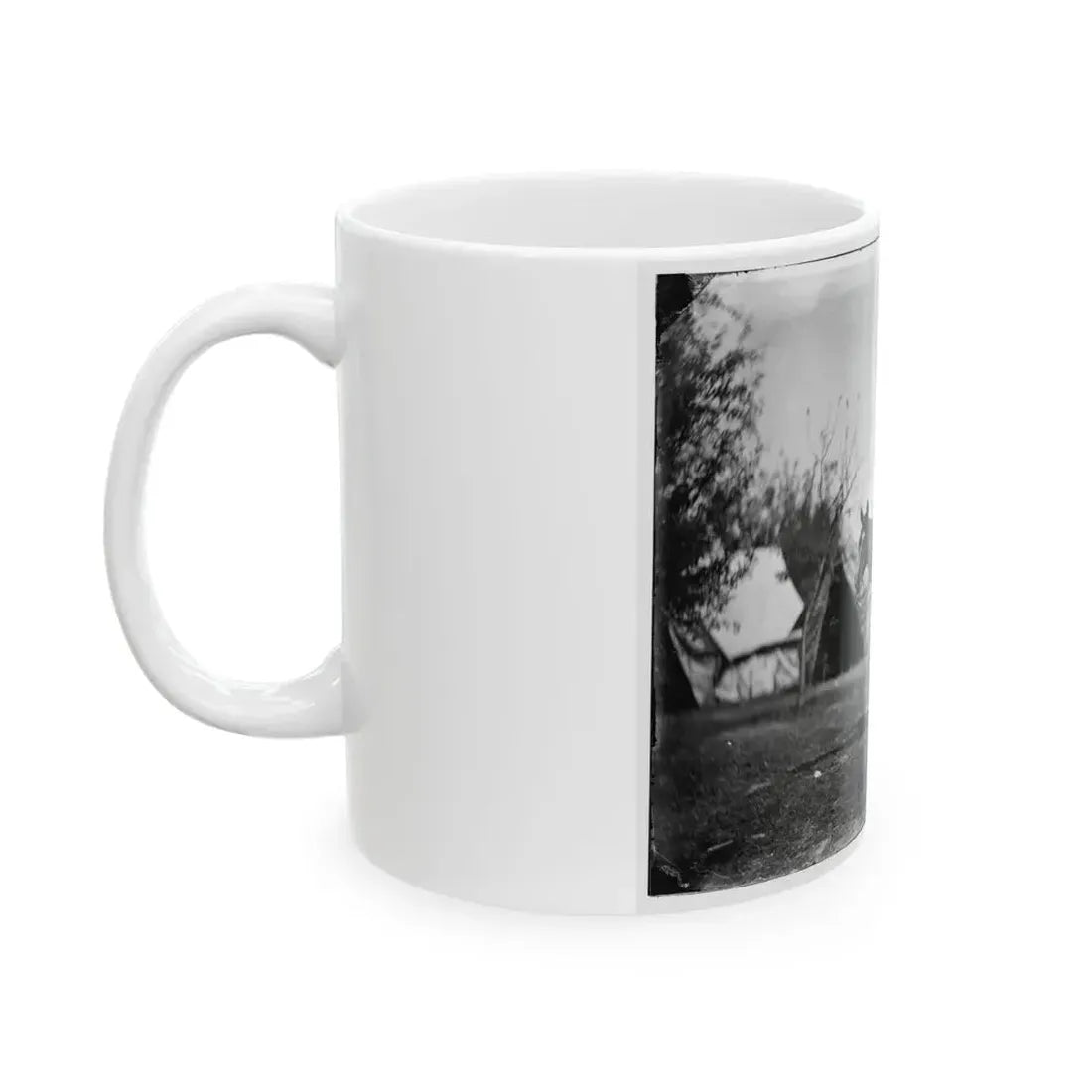 Antietam, Maryland. Lt. Col. Charles B. Norton At Headquarters Of Gen. Fitz-John Porter (U.S. Civil War) White Coffee Mug - Go Mug Yourself