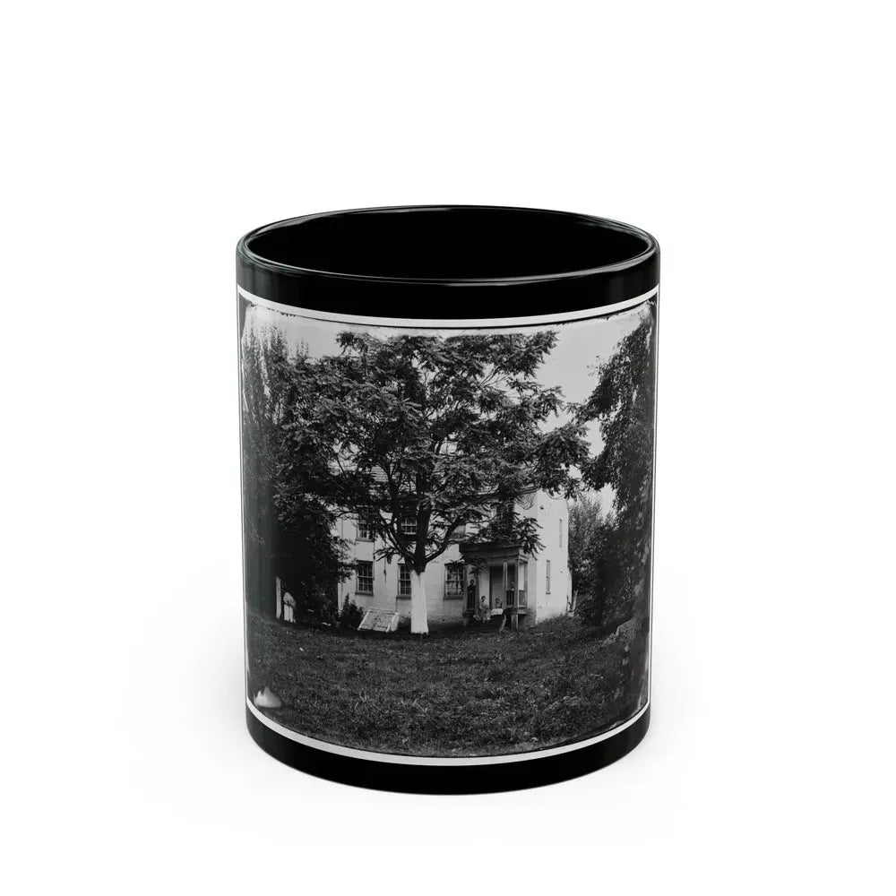 Antietam, Maryland. Miller House (U.S. Civil War) Black Coffee Mug 11oz - Go Mug Yourself