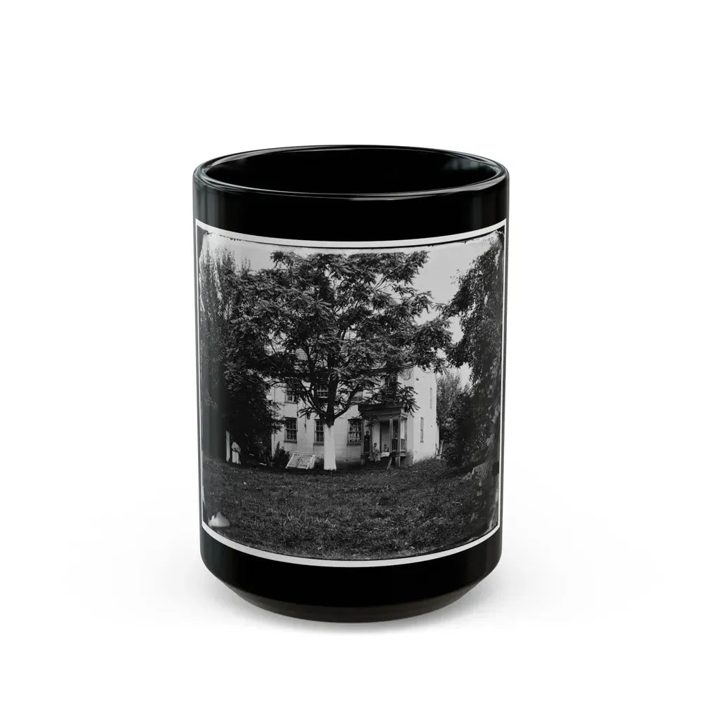 Antietam, Maryland. Miller House (U.S. Civil War) Black Coffee Mug 15oz - Go Mug Yourself