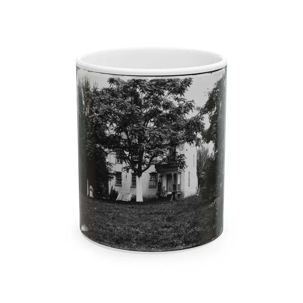Antietam, Maryland. Miller House (U.S. Civil War) White Coffee Mug 11oz - Go Mug Yourself