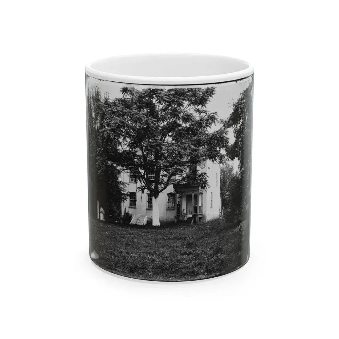 Antietam, Maryland. Miller House (U.S. Civil War) White Coffee Mug 11oz - Go Mug Yourself