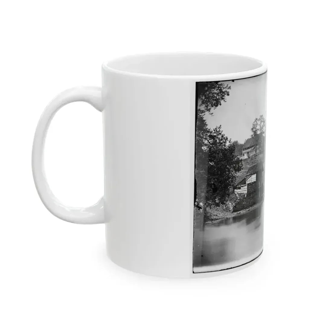 Antietam, Maryland. Newcomer's Mill (U.S. Civil War) White Coffee Mug - Go Mug Yourself