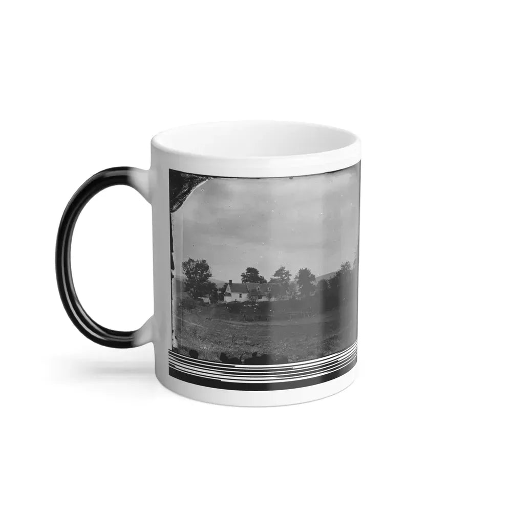 Antietam, Maryland. Rullet's House on the Battlefield (U.S. Civil War) Color Changing Coffee Mug 11oz - Go Mug Yourself