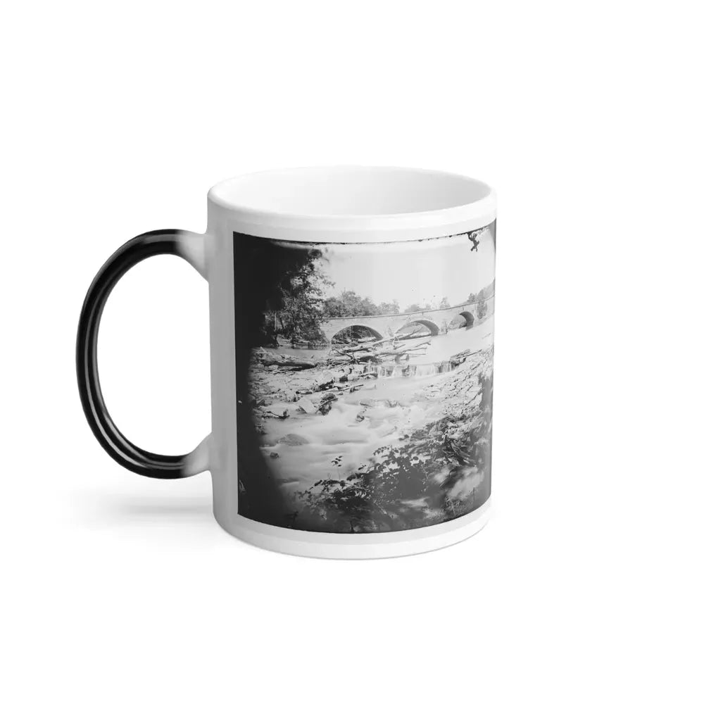 Antietam, Maryland. View of Antietam Bridge (U.S. Civil War) Color Changing Coffee Mug 11oz - Go Mug Yourself
