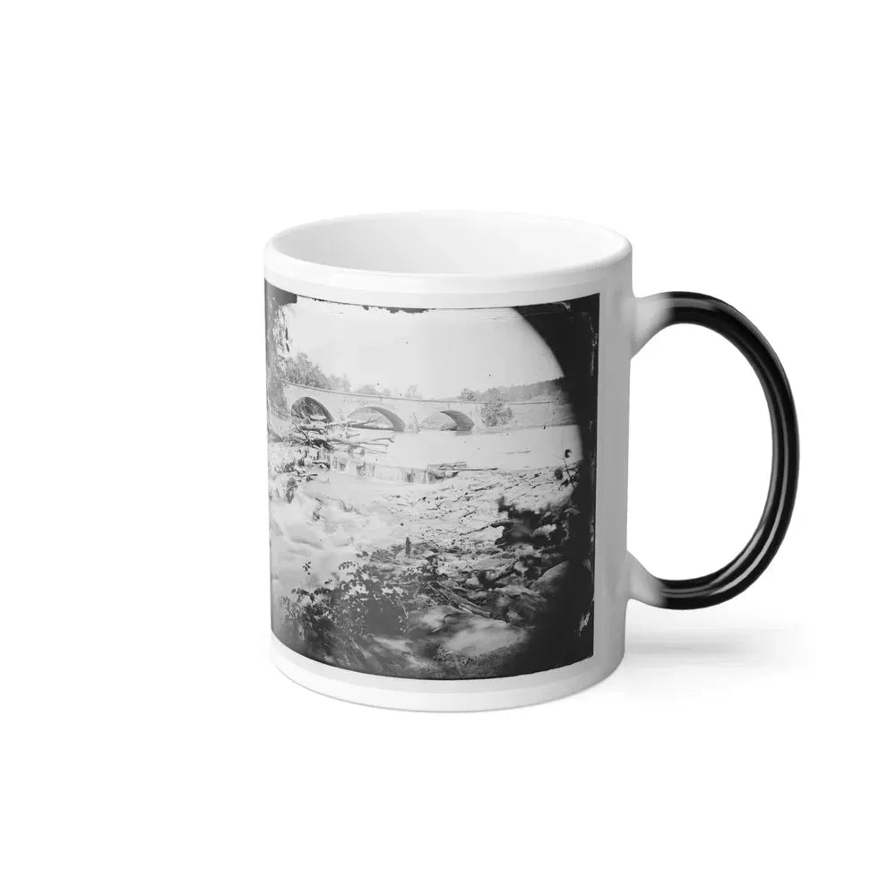 Antietam, Maryland. View of Antietam Bridge (U.S. Civil War) Color Changing Coffee Mug 11oz - Go Mug Yourself