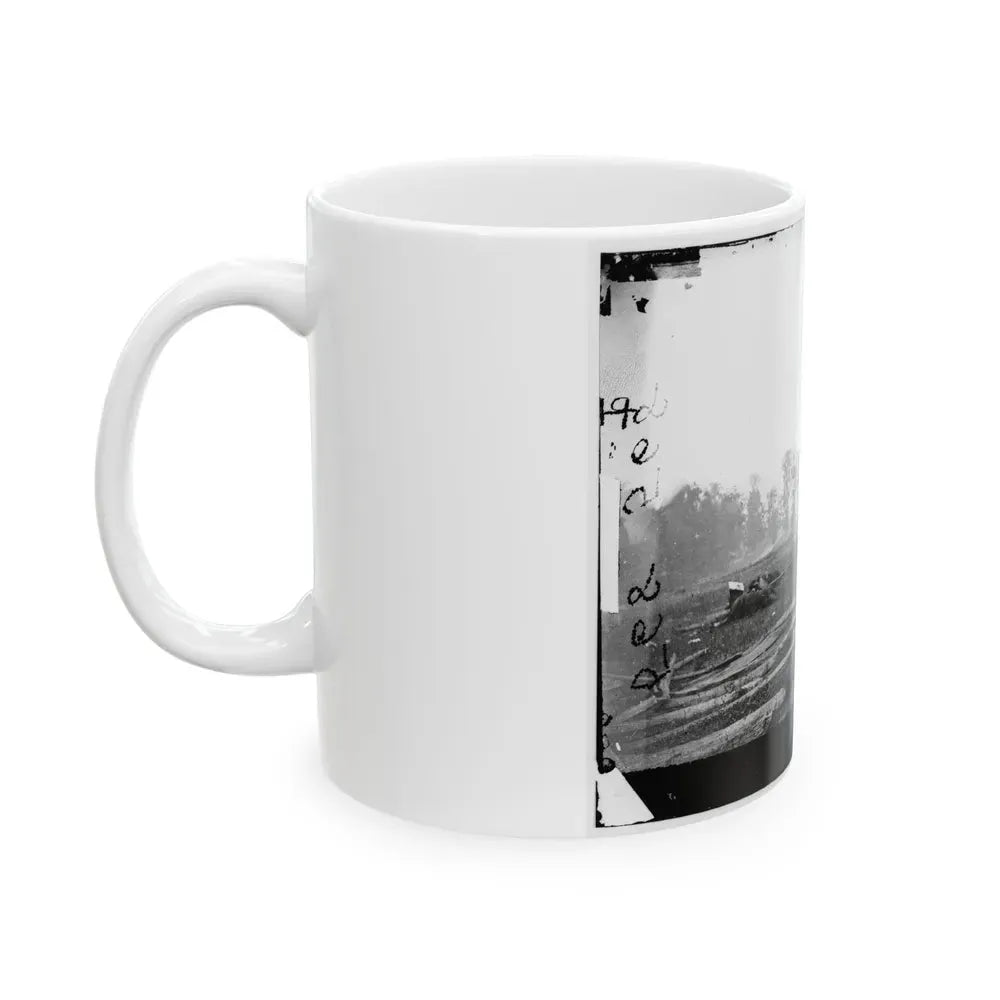 Antietam, Maryland. View Where Sumner's Corps Charged (U.S. Civil War) White Coffee Mug - Go Mug Yourself