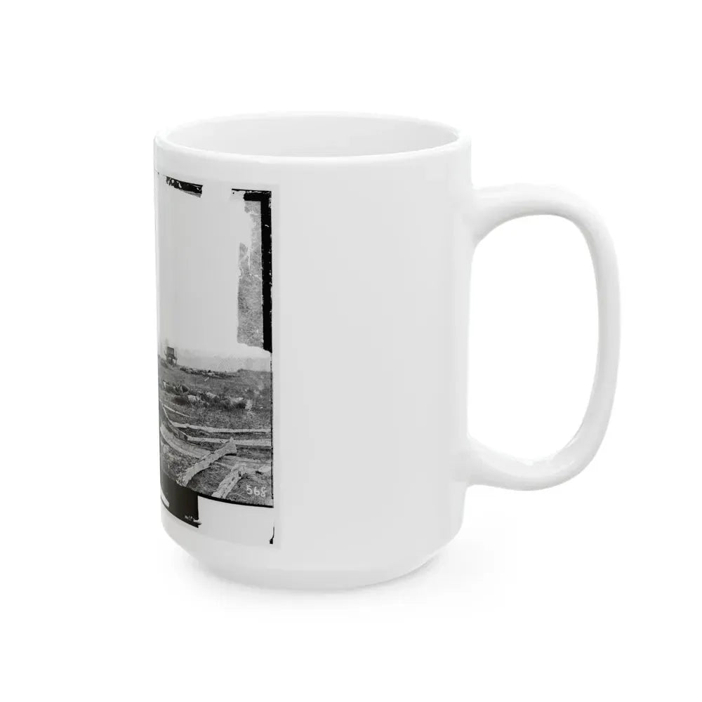 Antietam, Maryland. View Where Sumner's Corps Charged (U.S. Civil War) White Coffee Mug - Go Mug Yourself