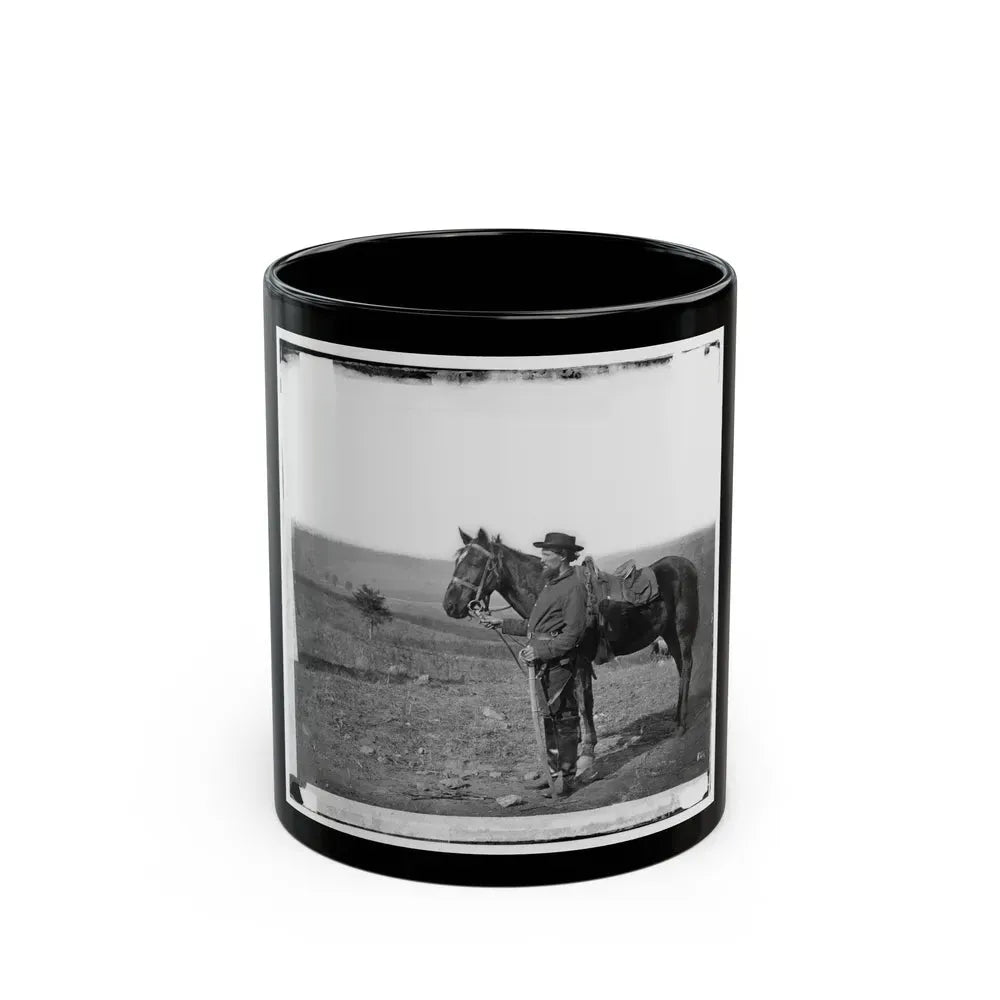 Antietam, Md. A Cavalry Orderly (U.S. Civil War) Black Coffee Mug 11oz - Go Mug Yourself