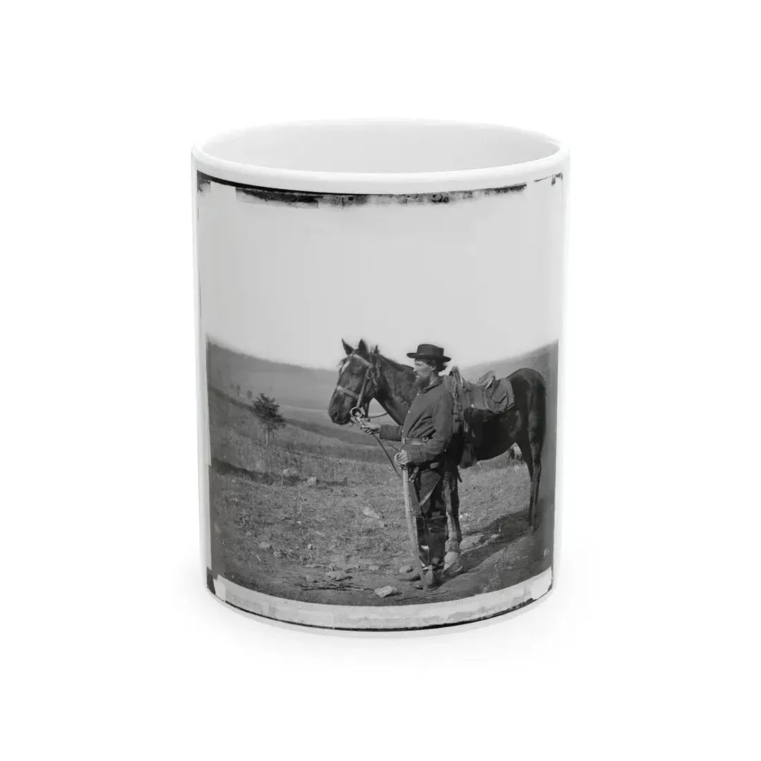 Antietam, Md. A Cavalry Orderly (U.S. Civil War) White Coffee Mug 11oz - Go Mug Yourself