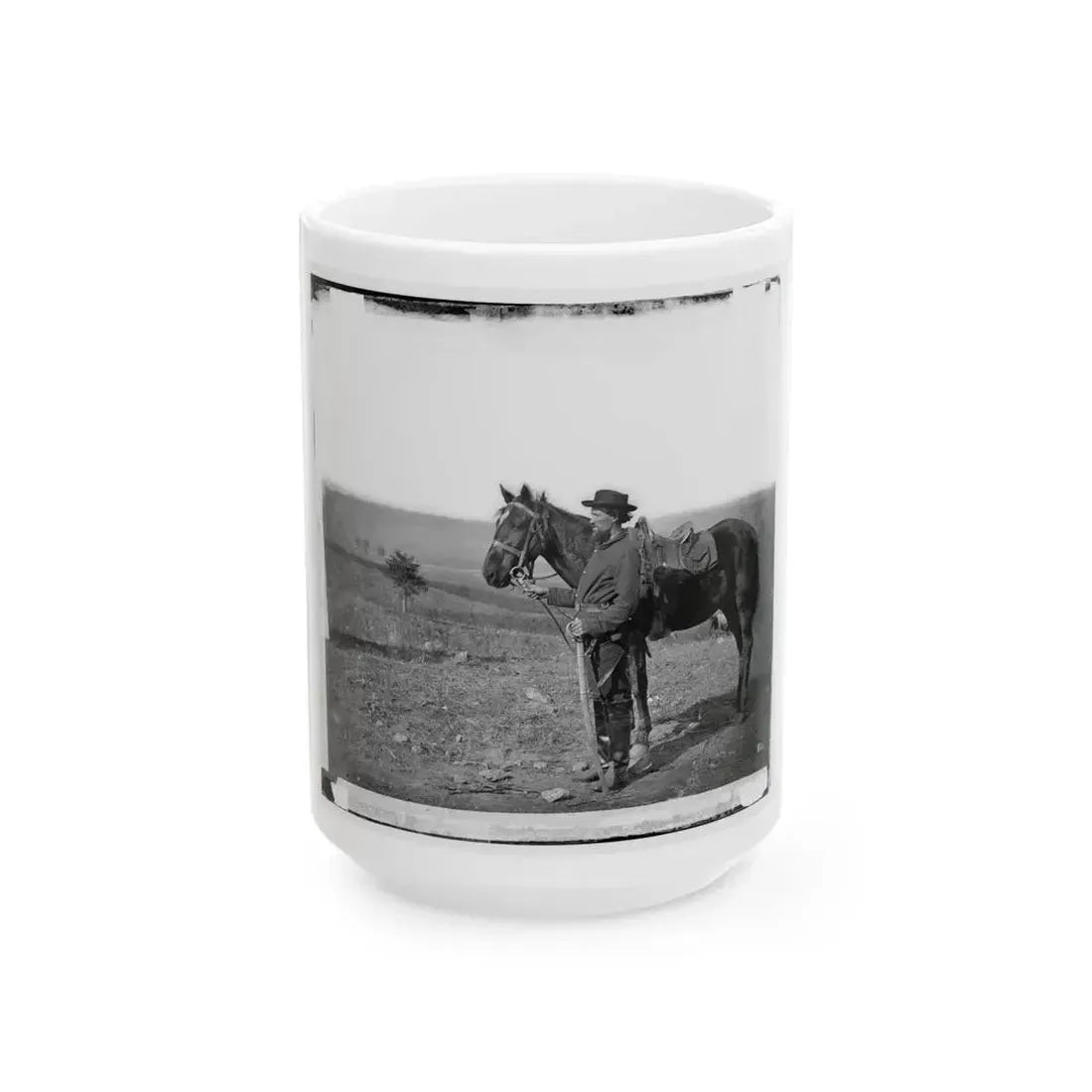 Antietam, Md. A Cavalry Orderly (U.S. Civil War) White Coffee Mug 15oz - Go Mug Yourself