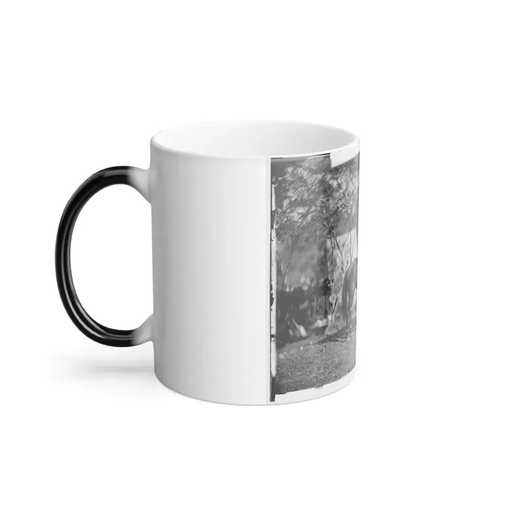 Antietam, Md. Allan Pinkerton ( E. J. Allen ) of the Secret Service on Horseback (U.S. Civil War) Color Changing Coffee Mug 11oz - Go Mug Yourself