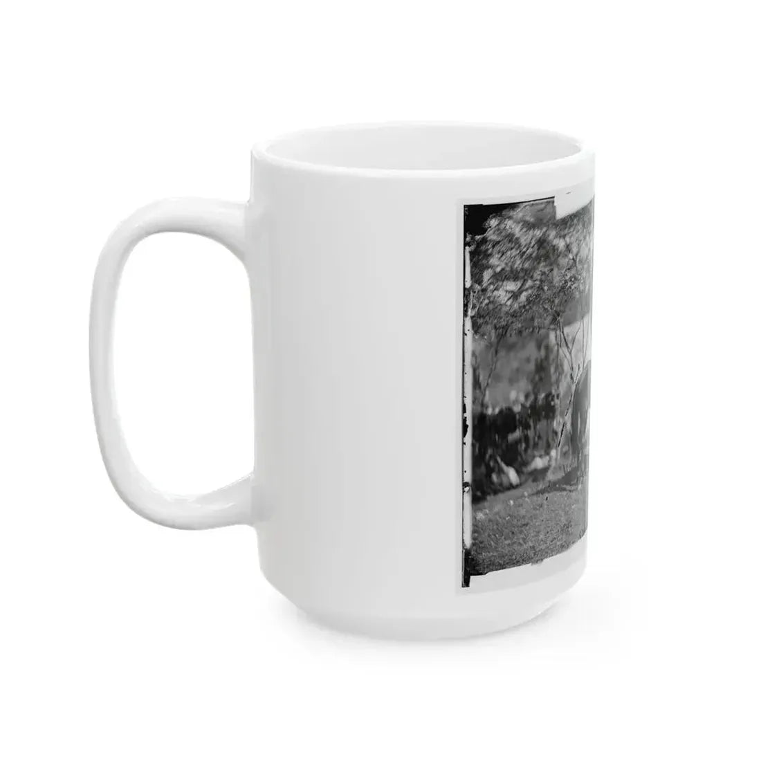Antietam, Md. Allan Pinkerton ( E. J. Allen ) Of The Secret Service On Horseback (U.S. Civil War) White Coffee Mug - Go Mug Yourself