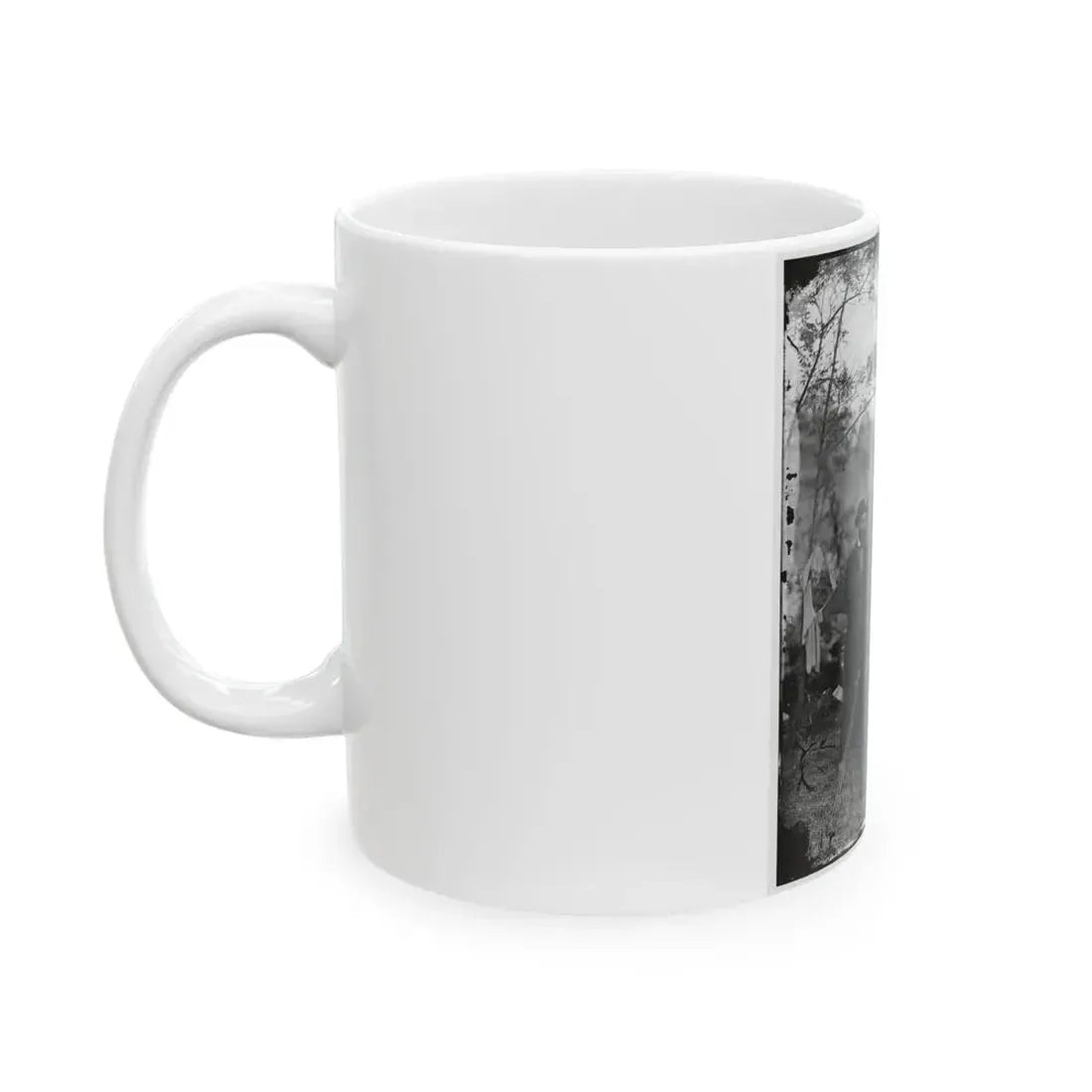 Antietam, Md. Allan Pinkerton, President Lincoln, And Maj. Gen. John A. Mcclernand; Another View (U.S. Civil War) White Coffee Mug - Go Mug Yourself