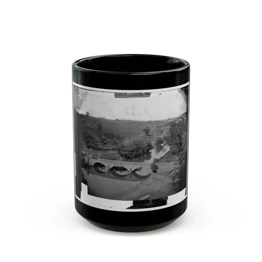 Antietam, Md. Another View Of Antietam Bridge (U.S. Civil War) Black Coffee Mug 15oz - Go Mug Yourself