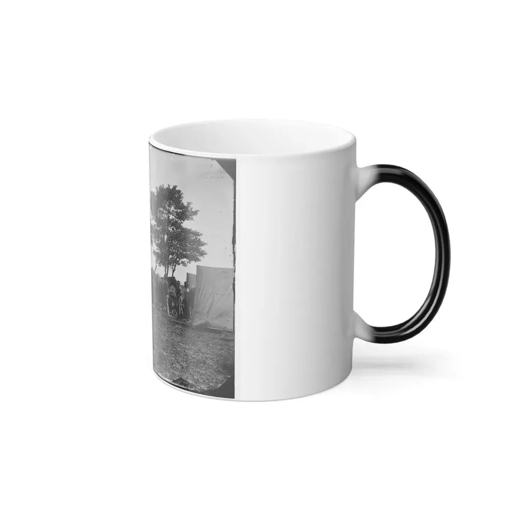 Antietam, Md. Blacksmith Shoeing Horses at Headquarters, Army of the Potomac (U.S. Civil War) Color Changing Coffee Mug 11oz - Go Mug Yourself