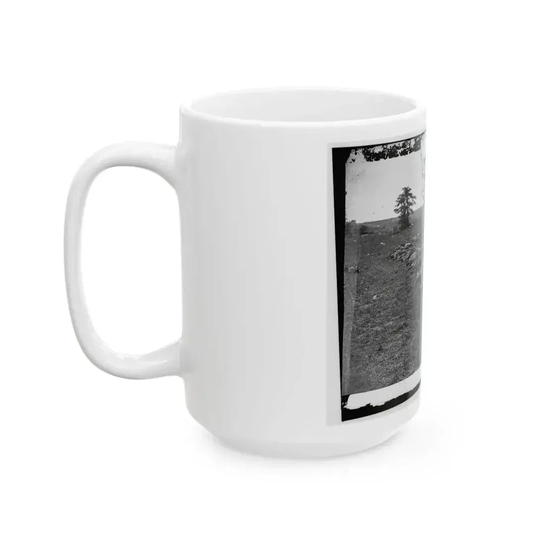 Antietam, Md. Bodies Of Confederate Dead Gathered For Burial (U.S. Civil War) White Coffee Mug - Go Mug Yourself