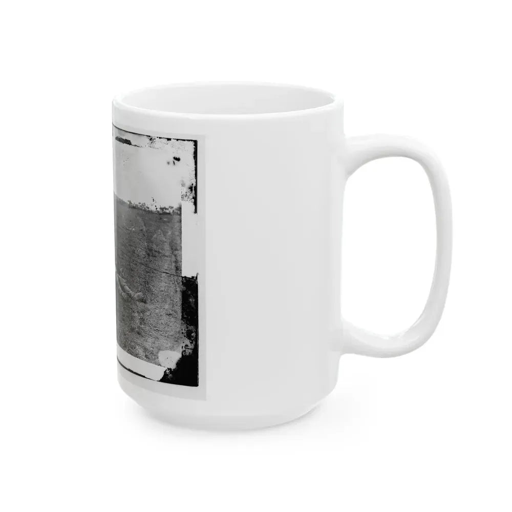 Antietam, Md. Bodies Of Confederate Dead Gathered For Burial (U.S. Civil War) White Coffee Mug - Go Mug Yourself