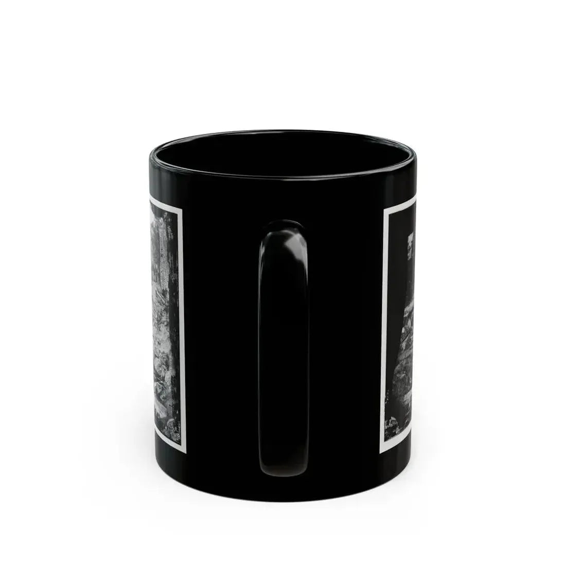 Antietam, Md. Confederate Dead In A Ditch On The Right Wing Used As A Rifle Pit (U.S. Civil War) Black Coffee Mug - Go Mug Yourself