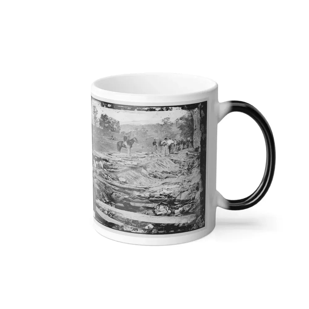 Antietam, Md. Confederate Dead in a Ditch on the Right Wing Used as a Rifle Pit (U.S. Civil War) Color Changing Coffee Mug 11oz - Go Mug Yourself