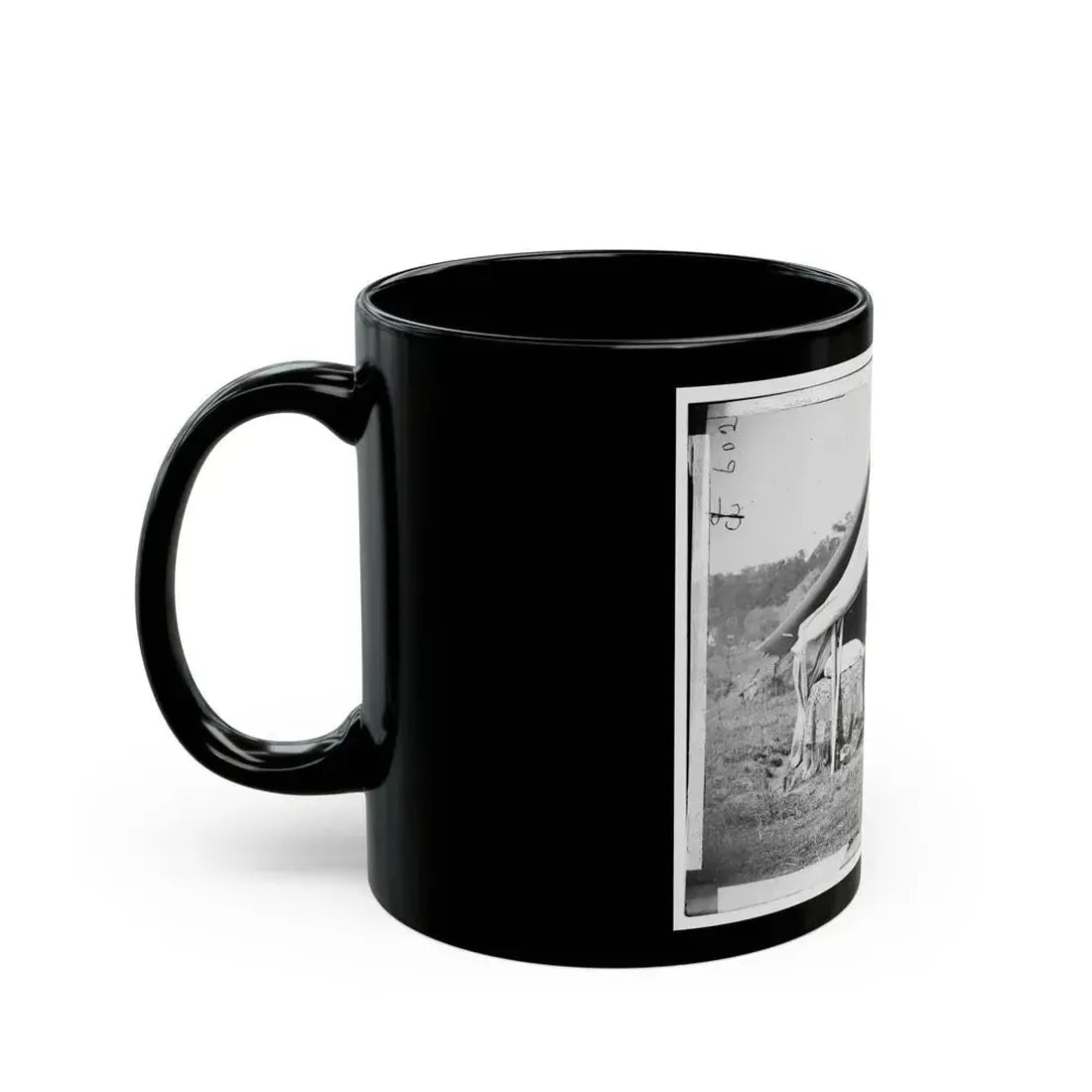 Antietam, Md. President Lincoln And Gen. George B. Mcclellan In The General's Tent; Another View (U.S. Civil War) Black Coffee Mug - Go Mug Yourself