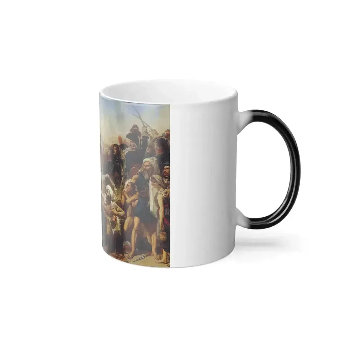 Antoine-Jean Gros (1771-1835) Battle of the Pyramids, July 21, 1798 - oil on canvas 1810 - Color Changing Mug 11oz - Go Mug Yourself