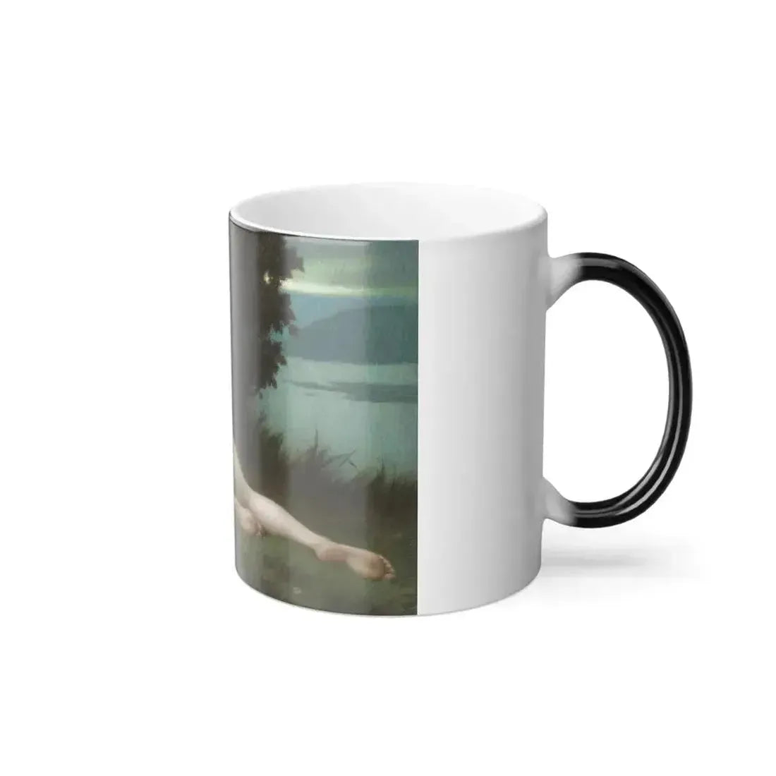 Antony Troncet (1879-1939) Au Bord du Lac - Crayon on Paper - Color Changing Mug 11oz - Go Mug Yourself