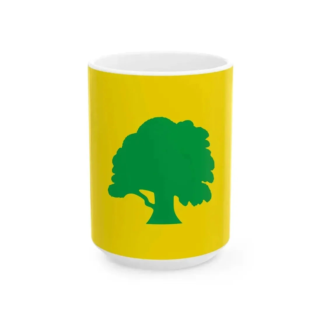Antsla valla lipp (Estonia) White Coffee Mug 15oz - Go Mug Yourself