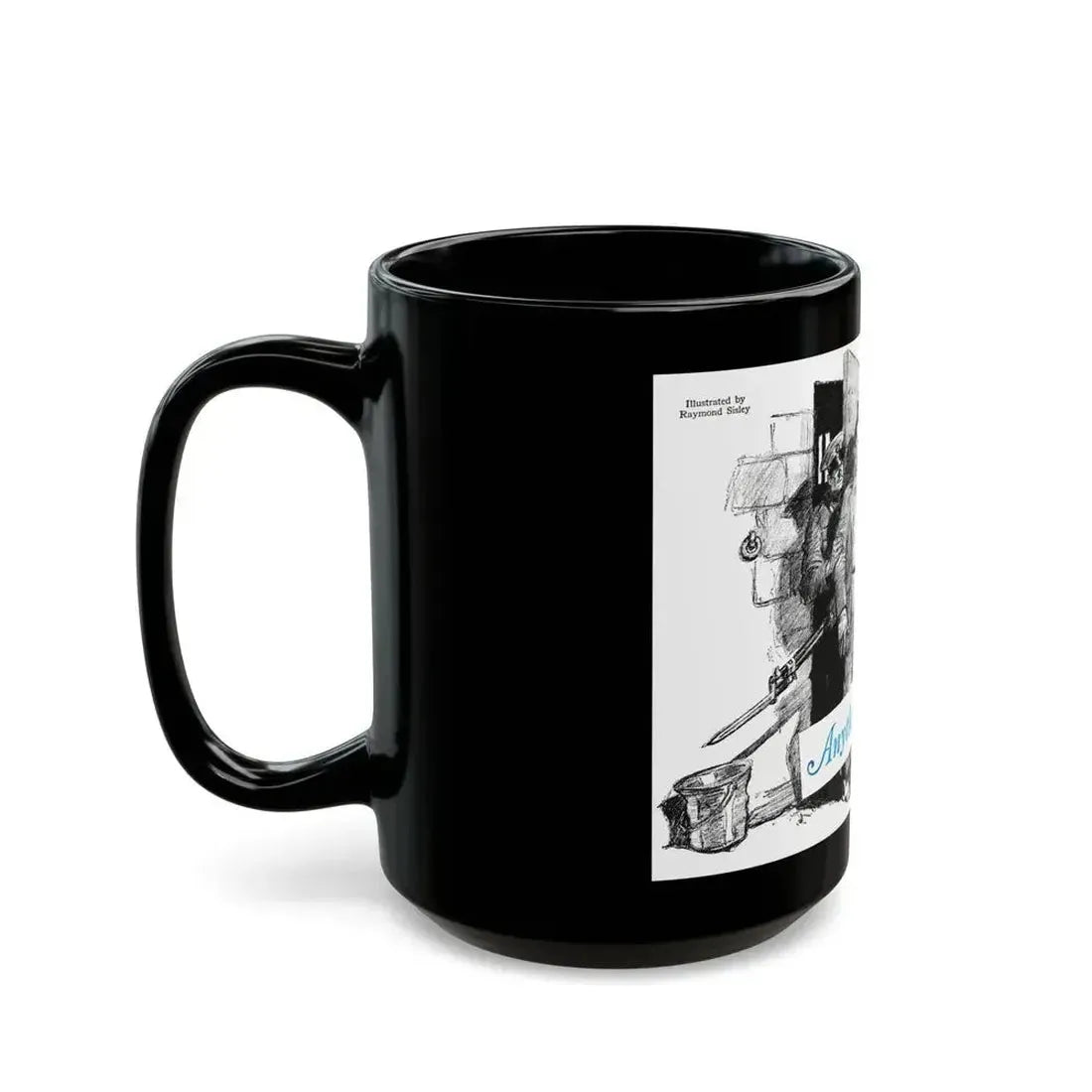 Anything Might Happen (1), Blue Book Magazine, January 1941 - Black Coffee Mug - Go Mug Yourself