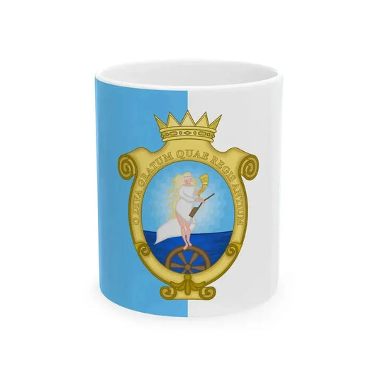 Anzio-Bandiera2 (Italy) White Coffee Mug 11oz - Go Mug Yourself