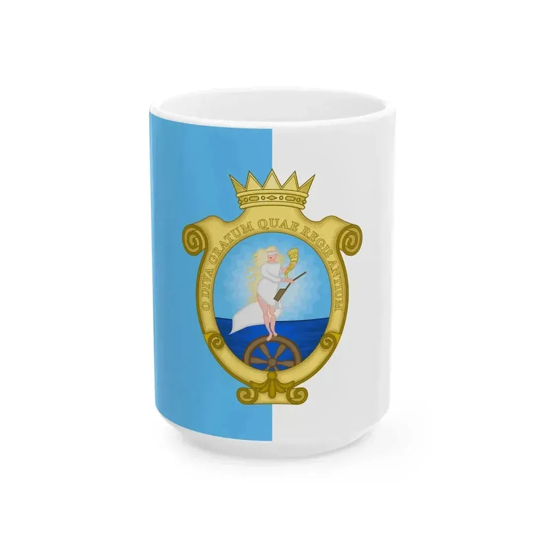 Anzio-Bandiera2 (Italy) White Coffee Mug 15oz - Go Mug Yourself