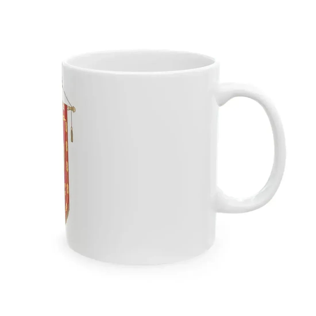 Aosta-Gonfalone (Italy) White Coffee Mug - Go Mug Yourself
