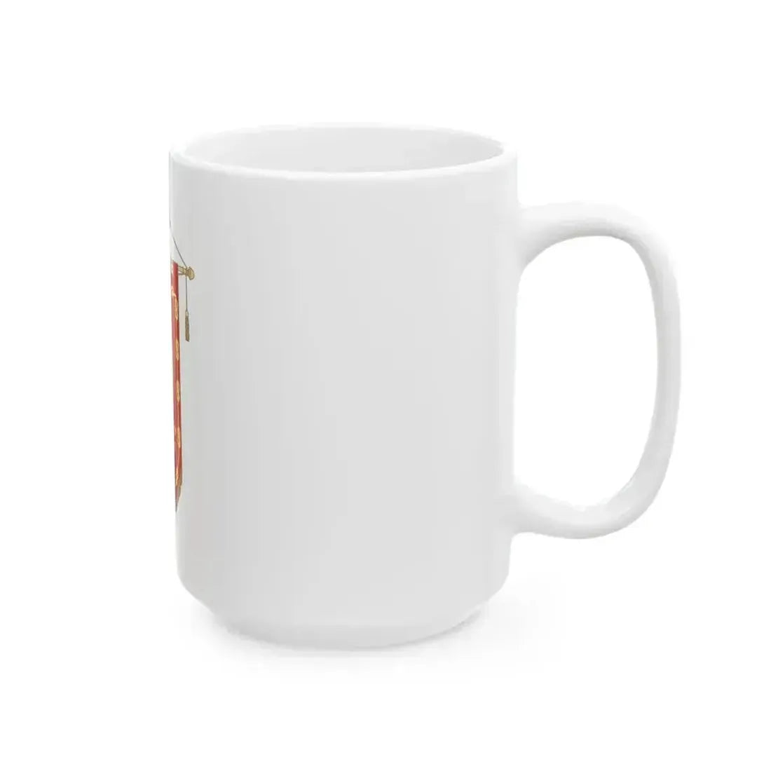 Aosta-Gonfalone (Italy) White Coffee Mug - Go Mug Yourself