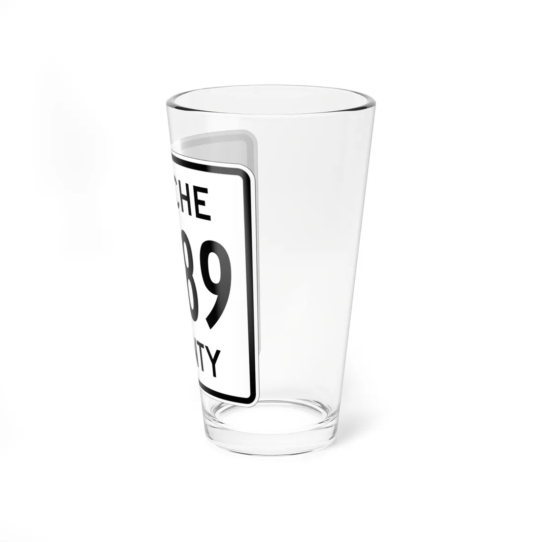 Apache County C489 (Arizona) (Road Sign) Pint Glass 16oz - Go Mug Yourself