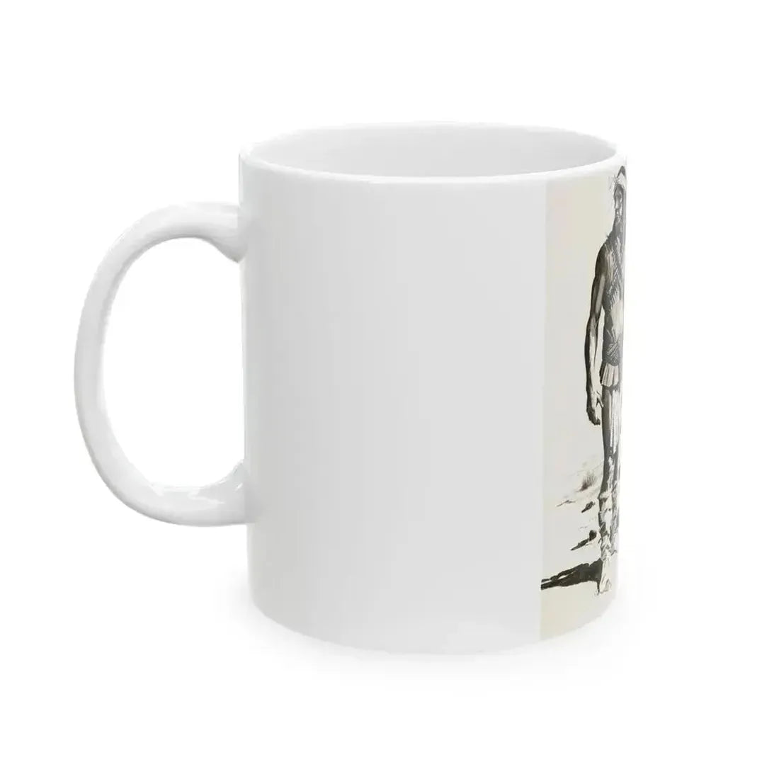 Apache Indian - White Coffee Mug - Go Mug Yourself