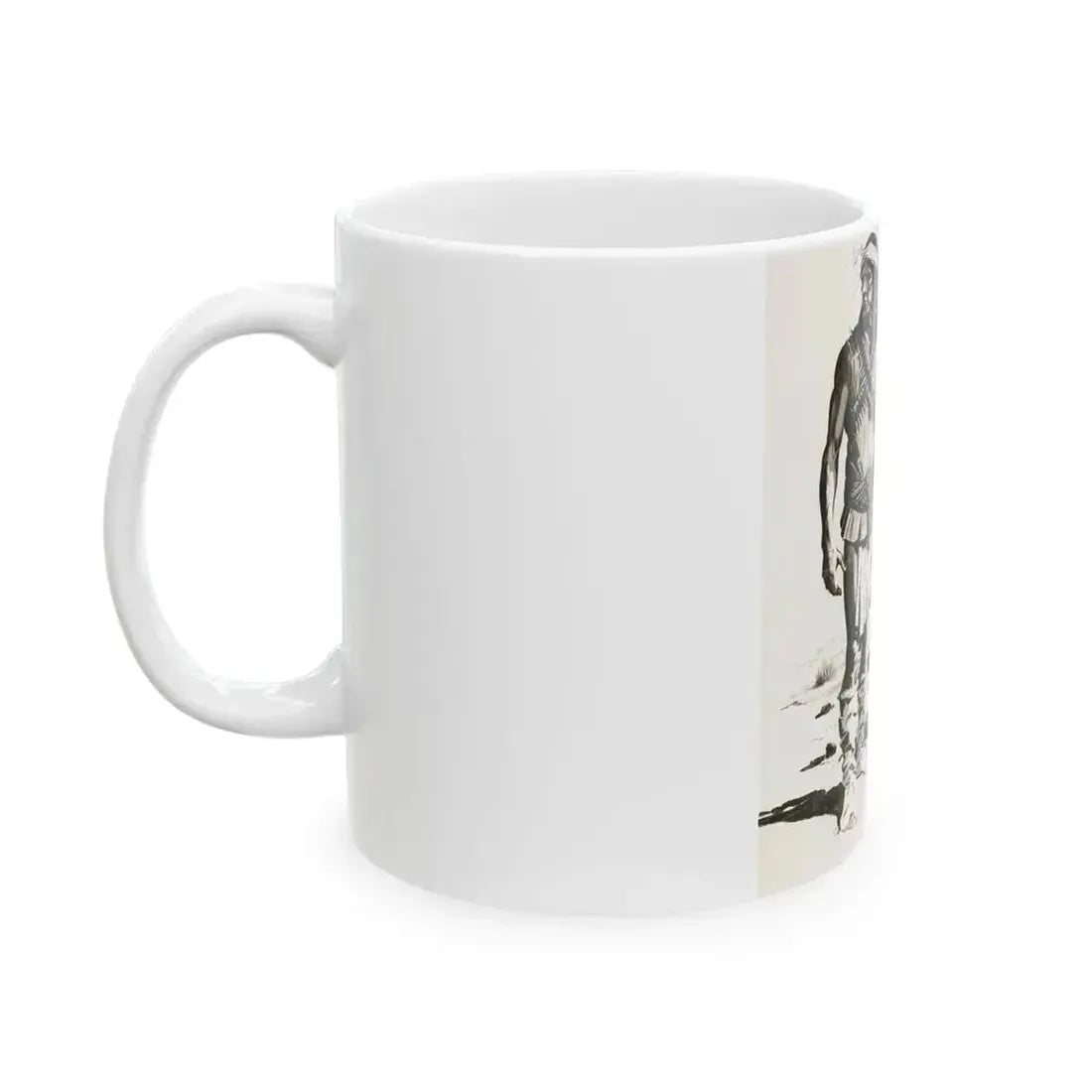 Apache Indian - White Coffee Mug - Go Mug Yourself