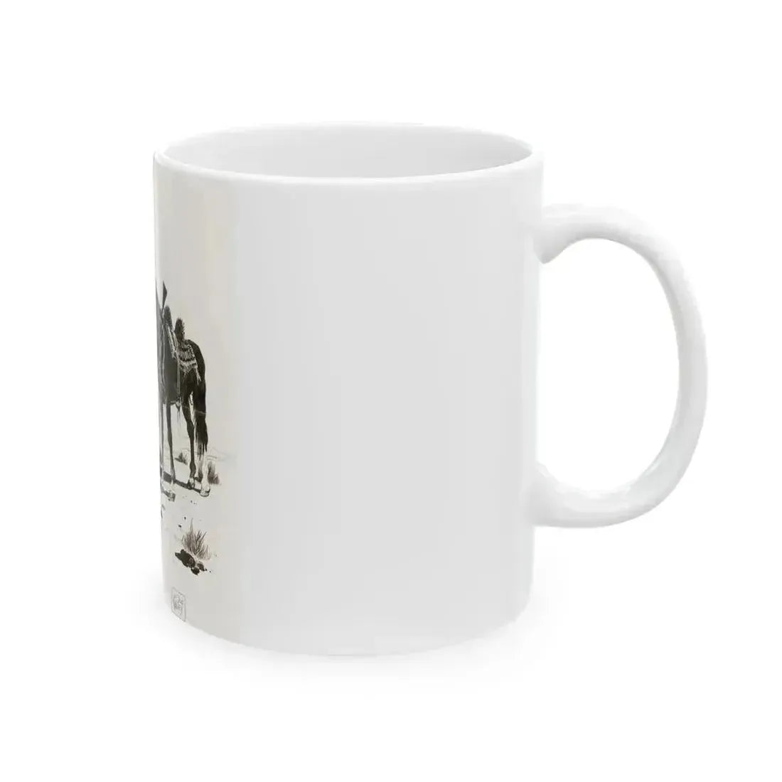 Apache Indian - White Coffee Mug - Go Mug Yourself