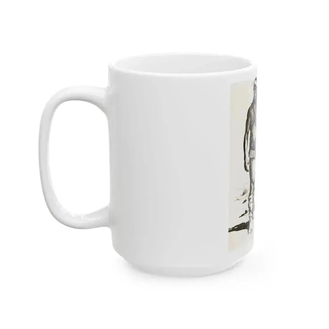 Apache Indian - White Coffee Mug - Go Mug Yourself